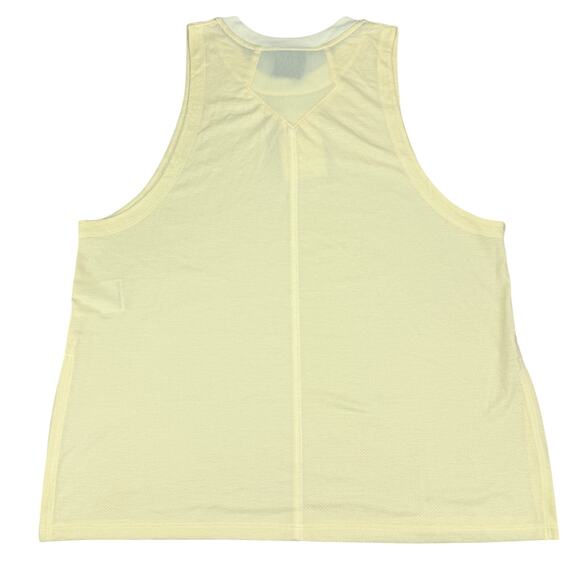 NWT JORDAN Sport Women's Diamond Tank Top Size Medium Citron Tint / Black - Picture 7 of 7